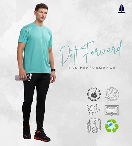 Image of Men's Regular Fit Quick-Dry Active T-Shirt for Gym & Sports - Stylish, Comfortable, and Perfect for Workouts & Everyday Wear