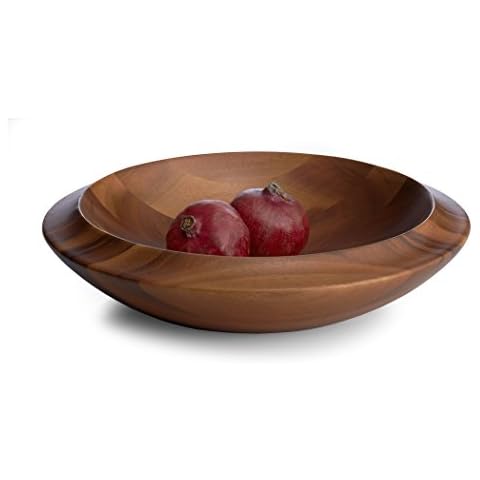 Cuenco de Madera Nambé Skye para Centro de Mesa Cover
