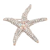 Metal Starfish Brooch pin Female Corsage Animal Brooch Jewelry Accessories Coat Accessories Dress Ac