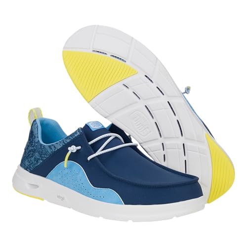 Image of HEYDUDE Men's Wally Hey2O Mesh Slip On Shoes | Lightweight Comfort for Beach Days, Travel and Everyday Wear
