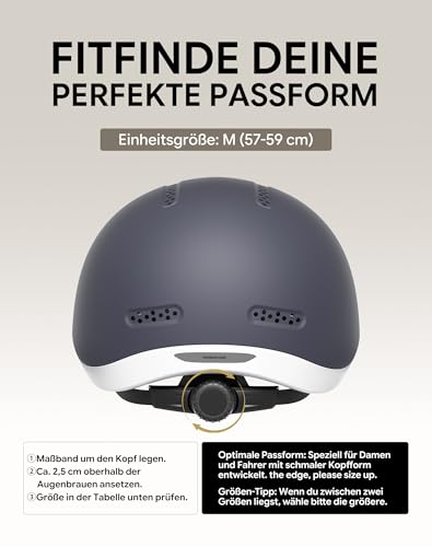 InnerKing Fahrradhelm Damen Herren Leichter City- & Rennradhelm – Ansicht 2