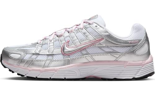 Nike P-6000 Women's Shoes (White/Elemental Pink/Black/Metallic Silver)