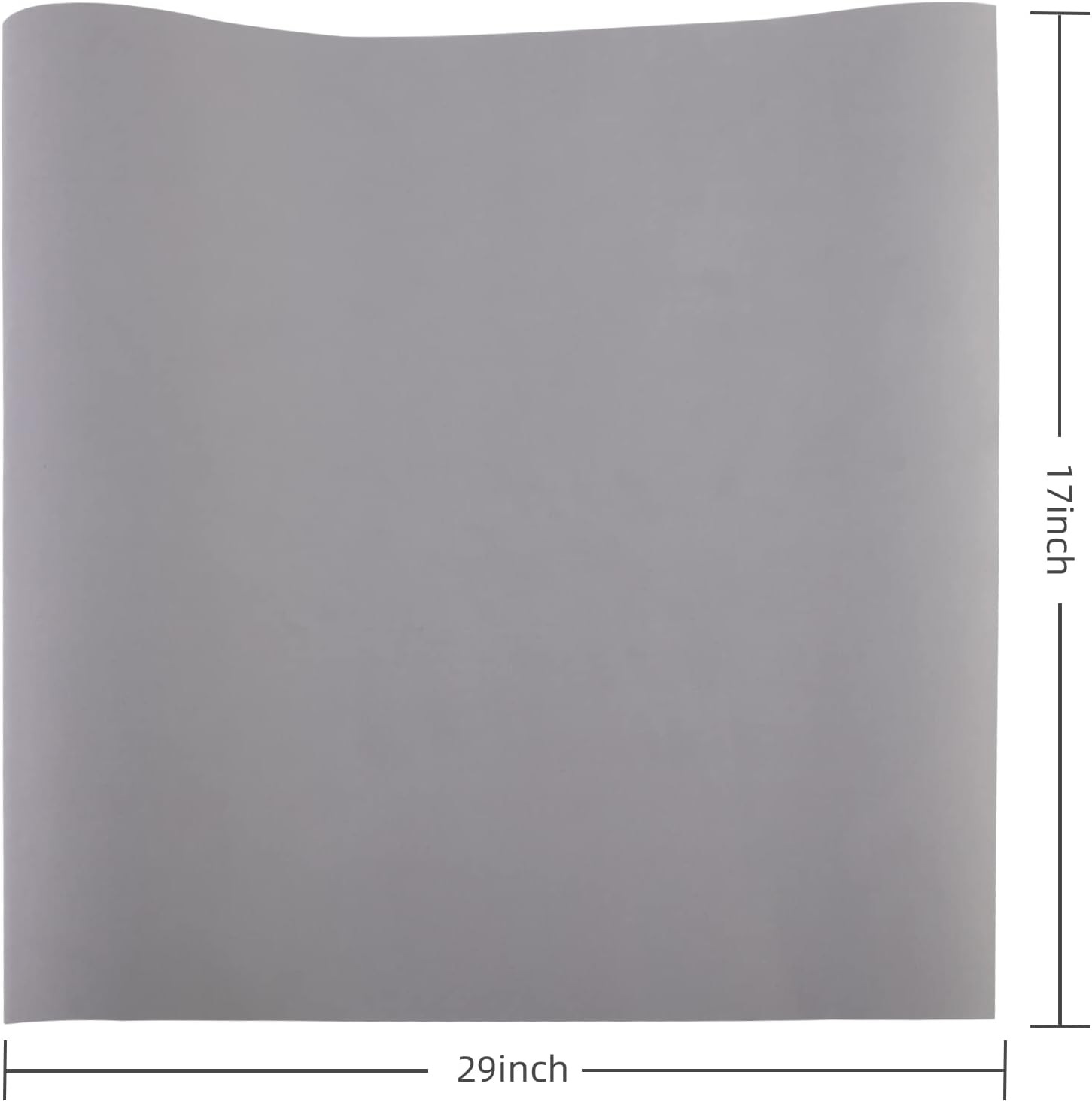 Wooqu Book Cloth, Velvet Book Cloth, 17x29”, Light Gray image 4