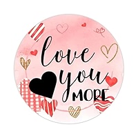 100 Pcs Valentine's Day Stickers - 'Who Needs Cupid' Round Vinyl Stickers, 2 Inch