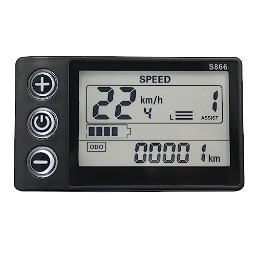 Blaiueng 24V 36V 48V 60V S866 コントローラーパネルダッシュボード防水電動自転車 LCD ディスプレイ電動電動スクーター用