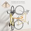 Mimoke Support mural réglable pour vélo - Peu encombrant - Design facile à soulever avec bras pliable et fonction pivotante (1) #2