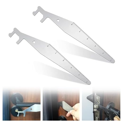 Irikdescia 2 Stück Lockpicking Tools, Lockpicking-Werkzeug, Werkzeug Zum Knacken Von Schlössern, Edelstahl Firefighter Tools, Lockpicking Feuerwerkzeug Für Sicherheit