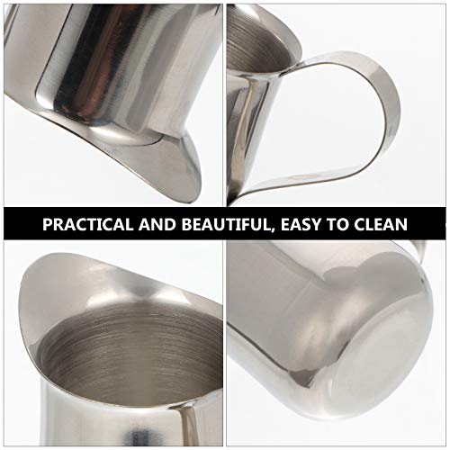 Jarra de espumar de leite em aço inoxidável Cabilock 60 ml Jarra de cozimento a vapor para restauran