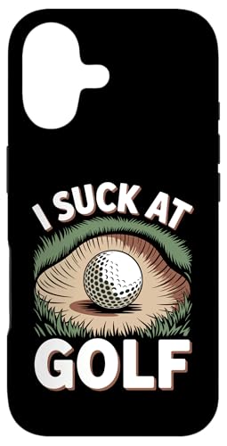 I Suck At Golf Joke ʔSt s Ȓj St X}zP[X iPhone 17 p
