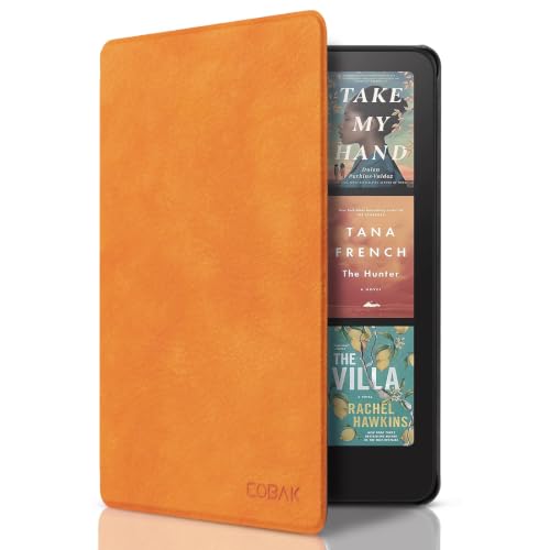 Image of CoBak Case for 7 inch E-Readers - All New PU Leather Cover with Auto Sleep Wake Feature for E-Readers 2024 Released