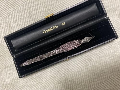 【週末セール♪】クリスタルペン　菅清風　ガラスペン　インクおまけ 週末セール♪】クリスタルペン 菅清風 ガラスペン インクおまけ