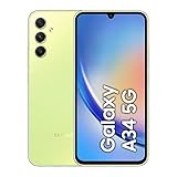 Das Super-AMOLED-Display (1.000 Nits) des Galaxy A34 5G bietet klare Sicht auch im Freien. Bildwiederholraten von bis zu 120 Hz sorgen auf dem beeindruckenden 16,65 cm / 6,6-Zoll-Display für ein flüssiges Fernseherlebnis.