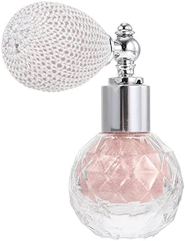 Beaupretty Blush Makeup Shimmer Powder Powder Spray Bottle, Glitter Dust Spray Gloss Powder Spray Face Body Makeup Glitter Highlighter Powder Spray (Light Gold) Powder Highlighter Travel Spray Bottle