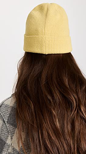 Madewell Women's (Re) Sourced Cotton Cuffed Beanie, Wild Fennel, Yellow, One Size #TOP2