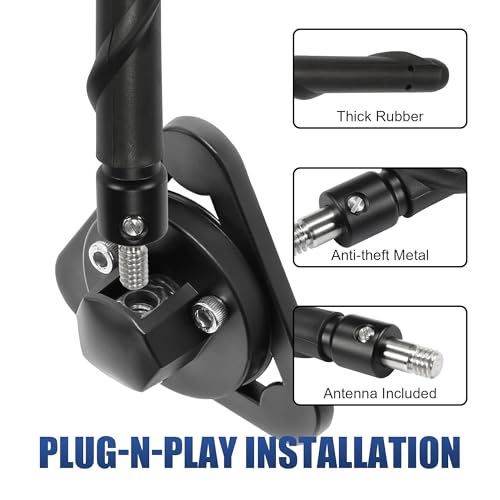 Image of BASIKER Short Antenna Fit for Jeep Wrangler Gladiator JL Rubicon 4xe Sahara
