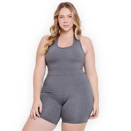 Conjunto Top+Shorts, Esportivo Feminino para Exercícios, Top sem Bojo, Tecido Flexível e Macio, Não
