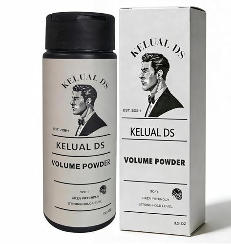 KELUAL DS Hair Texture Powder,A Hair Styling Powder for Men to Add Exture & Volume, Strong Hold,Texture and Grip to Hair with Non-Greasy, Dry Finish,Apply Styling Powder for All Hair Looks (1 PACK)