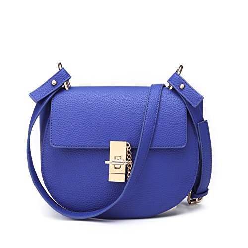 Sac de selle bandoulière pour femme avec chaîne minimaliste chic modèle B