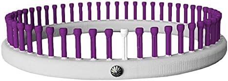 CINDWOOD Adult Hat Loom 5/8" Gauge 48 peg Purple