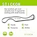 Stainless Steel Gua Sha Scraping Massage Tool - STICKON IASTM Tools Great Soft Tissue Mobilization Tool (C1 Shape)