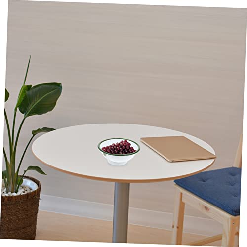 Healvian 4 Peças Tigela De Esmalte Vintage Enfeite Recipiente Grande Tigela De Cerâmica Grande Tigel