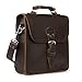 Saddleback Leather Co. Indiana Messenger Gear Bag Full Grain Leather Slim Satchel for Men Includes 100 Year Warranty.