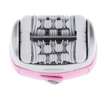 Emjoi eRase e60 Dual Opposed Heads 60-Disc 2-in-1 Electric Epilator Tweezer with Shaver/Trimmer and Sensitive Attachments