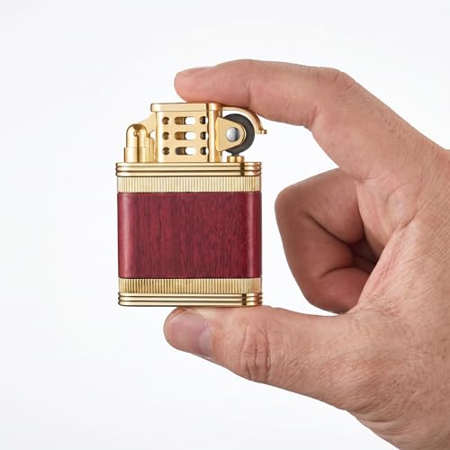 Encendedor recargable de butano con tanque transparente miniatura 5
