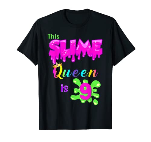 Funny Slime Party Matching Costume For Girls T-Shirt