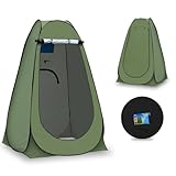 CLIPOP Pop Up Toilettenzelt Umkleidezelt Tragbares Duschzelt, Anti UV Veränderung, Ankleidezelt für Strand, Angeln, Wandern, Baden, Outdoor