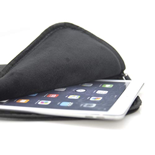 Patu Portable 9 - 11 Inch Tablet Sleeve Case, Accessories Organizer, Document Pocket, Protective Cover Bag for Apple iPad Air / Pro 11 10.5 10.1 9.7 Gen 2 3 4 Android Galaxy Tab, Black