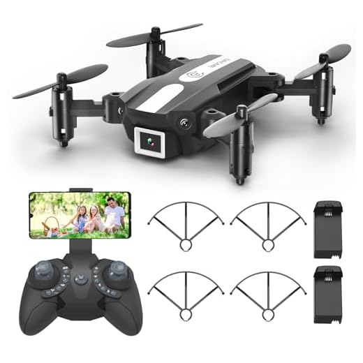 Wipkviey T25 drone avec camera - Mini drones Fpv HD 1080P pour enfants adultes débutants, Avec une touche décollage/atterrissage, Flip 3D, Commande vocaleCapteur de gravité, Contrôle gestuel