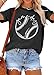 ALLTB Baseball Shirt Women Baseball Mom Shirts Funny Game Day Baseball Graphic Tee Tops Casual Ball Short Sleeve Tee Top Dark Grey