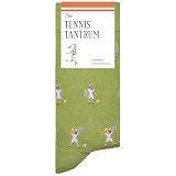 The Tennis Tantrum Socks - Funny Tennis Socks - Funny Tennis Gift for Men - 1 Pair, Size 8 to 13 - Fun Tennis Socks by The Athletic Gent
