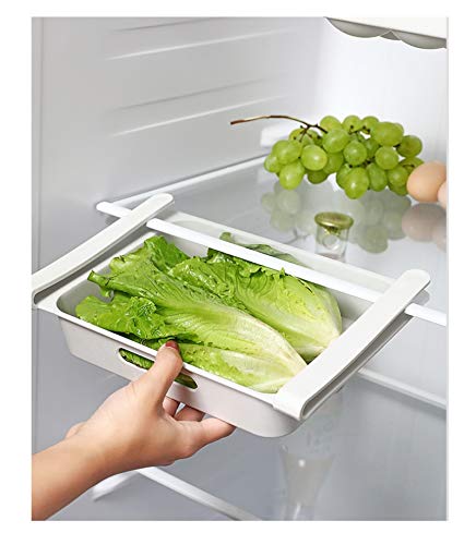 Caja de almacenamiento para frigorífico, huevos, contenedor de almacenamiento, espaciador fresco, organizador de almacenamiento de cocina (8 unidades)