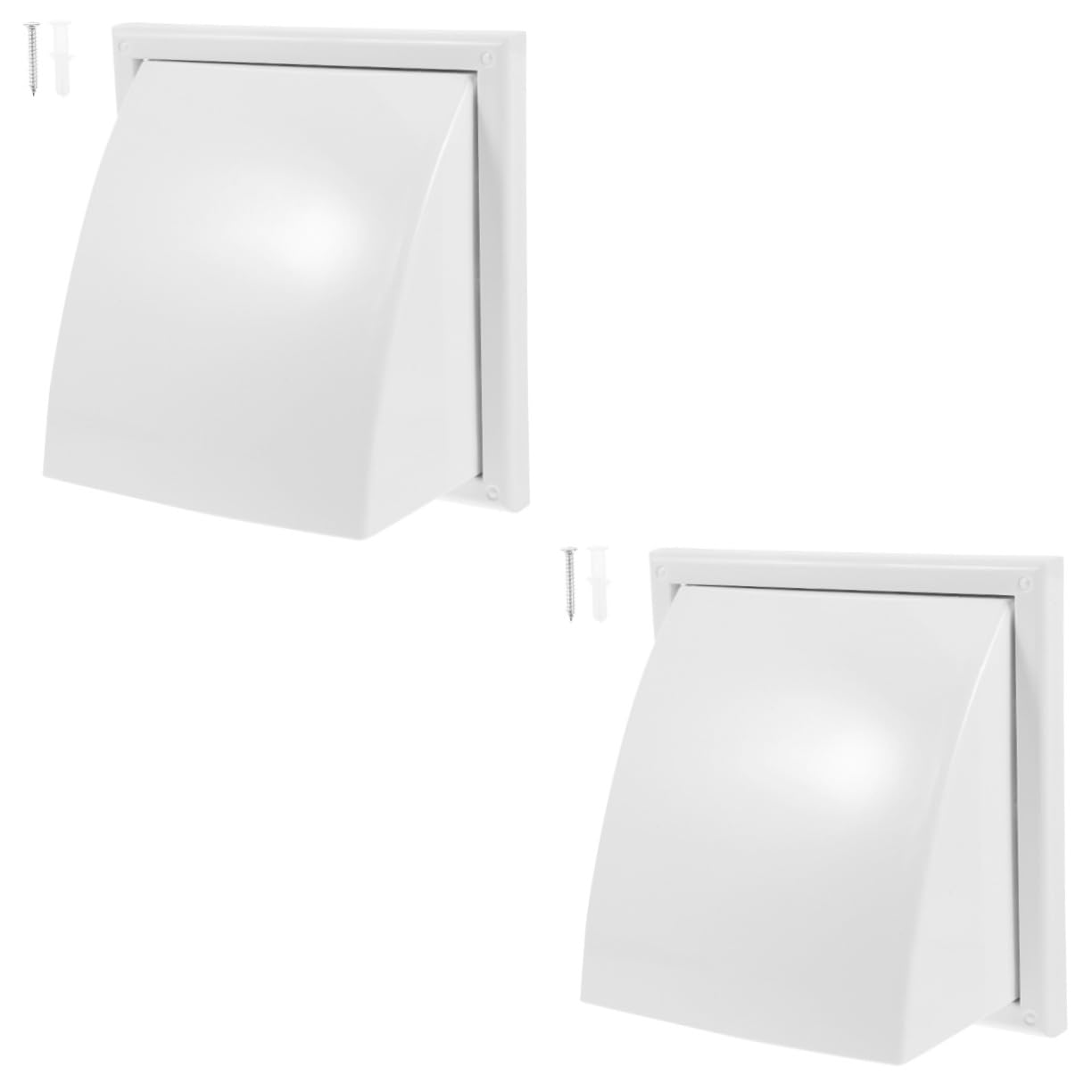 ARTIBETTER 2stücke Exhaust Vent Cover Für Wandmontage Quadratisches Design Lüftungsgitter Leicht Zu Installieren Geeignet Für Klimaanlagen Sorgt Für Luftzirkulation Und Strom