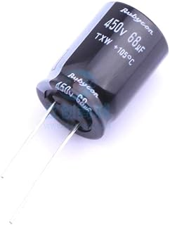 1 Pcs Aluminum Electrolytic Capacitor Dip 68uF±20% 450V Radial Lead, 18x25mm 450TXW68MEFR18X25 Rectifier