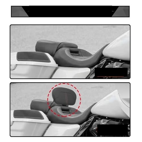Coussin de support dossier conducteur et passager pour moto Touring et Glide