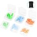 Nnrly 6 Packs Reusable Silicone Ear Plugs, Waterproof Hypoallergenic Noise Reduction Earplugs for Hearing Protection, Suitable for Sleeping,Snoring, Swimming, Concerts, with Storage Bags