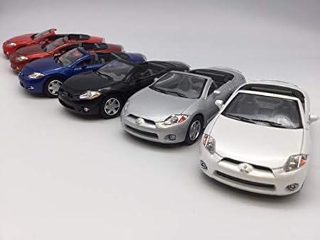 Amazon お得な6色コンプリートセット 1 36 三菱 エクリプス スパイダー 07年モデル 4代目 ミニカー Mitsubishi オープンカー ミニカー ダイキャストカー おもちゃ