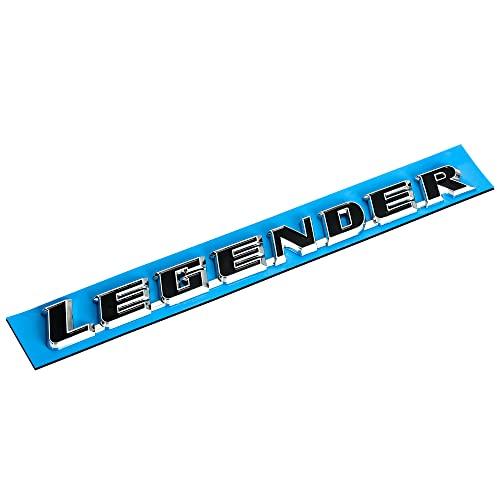 Image of KMH Logo Emblem Plate (LEGENDER) Rear Logo for Toyota FORTUNER 2020
