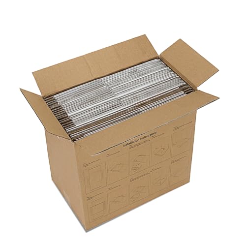 Image of HORLIMER 25 Pack 12.8x12.8x1 Self-Sealing Shipping Boxes, Vinyl Record Mailer Cardboard Box for Mailing, Packaging, Moving Storage