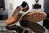 TOP STAKA Classic Smart Casual Comfortable Low-Top Sneakers Trainers for Men Tan #5