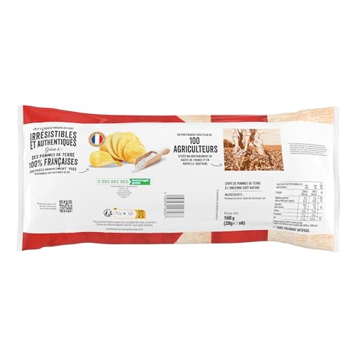 Lay's Chips à l'Ancienne Nature 28 g - Multipack de 6