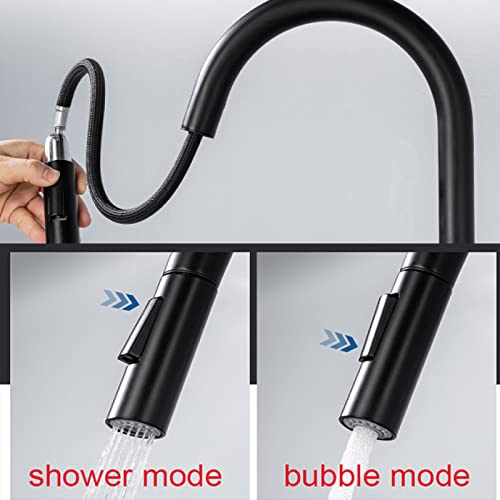 Robinet d'évier de cuisine avec 2 types de modes de sortie d'eau jet et spray - 7