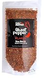 Cali Pepper Ghost Pepper Flakes, 1.5 oz (42.5 g), Very Hot 900,000+ SHU Crushed Bhut Jolokia Peppers, Resealable Pouch for Pizza, Wings, Chili, Hot Sauce