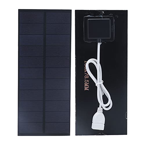 Solar Panel Kit 2 5W 5V Monocrystalline Silicon Solar Panel for Mobile Phone Charging 188x78 5mm High Efficiency Portable Charger
