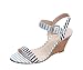 Nine West Women's Kiani Synthetic Wedge Sandal