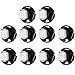 cciyu 10 Pack Red 5050 SMD T5/T4.7 Neo Wedge LED Bulb 12mm 12V Light Bulbs Replacement fit for A/C Climate Control Light