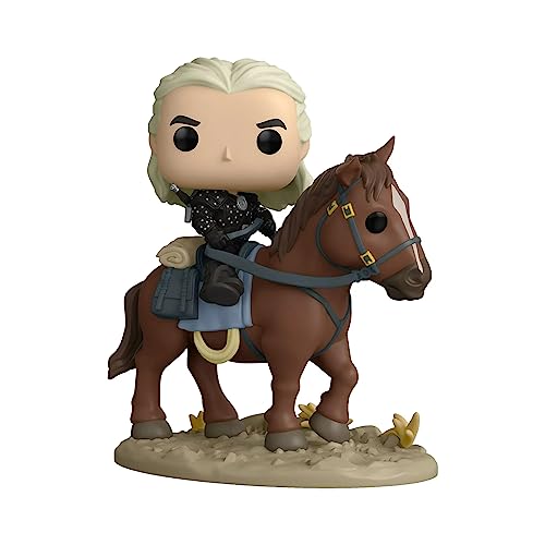 Pop! Ride Deluxe: Witcher - Geralt And Roach Exclusive Pop Vinyl Figure #TOP2